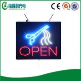 Flashing LED Open Sign Display for Barber Shop (HSO0018)