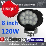 Oval IP68 120W 8.2'' CREE Oledone LED Work Light for 4X4