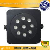 9x10W Quad Color 4 in 1 LED Flat PAR Lights