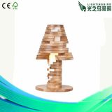 Wooden Desk Lamp Wood DIY Table Lamp for Decoration (LBMT-TT)