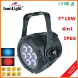 Waterproof 7*10W LED Outdoor PAR Light for Stage Lighting IP65