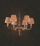 6 Light New Style Modern Room Copper Chandelier