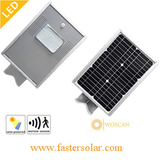 8W All-in-One Solar LED Garden/Street Light with Sensor Lighting