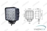 2015 New Spot Beam 48W LED Work Light for Truck