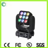 9PCS 10W Matrix Beam and Wash LED Moving Head Light