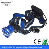 High Brightness 1000 Lumen Rechargeable T6 Huskyled Headalmp