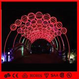 Outdoor Mall Arch Structure Design LED Light Christmas Ball Light