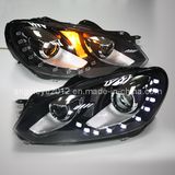 10 PCS LED Golf 6 LED Head Lamps for Vw