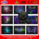 RGB 1W Full Color Animation Moving Head Laser Light