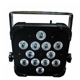 12PCS 15W RGBWA 5in1 Wireless LED Flat DJ PAR Light