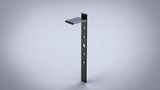 2W China Waterproof Bright Solar LED Outdoor Wall Light