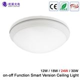 24W LED Oyster Wall Light on-off Function Ceiling Light (QY-CLS3-24W)