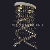 Double Spiral Crystal Chandeliers