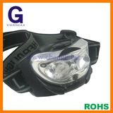 13000mcd 2white LED + 1red LED LED Head Lamp with 3PCS X 1.5V 