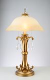 Fall Daisy Glass Crystal European Table Lamp