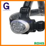 13000-15000mcd 10 White LED Headlight with 3PCS 1.5V 