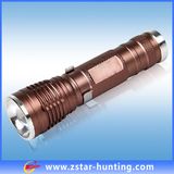 Titanium 300-500m Police Rechargeable LED Tactical Flashlight (ZSHT0015)