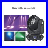 19*12W RGBW 4-in-1 Zoom LED Moving Head Light