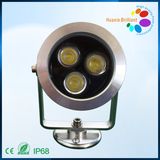 Aluminum RGB Outdoor Underwater LED Lights 3W/LED Landscape Light (HX-HUW68-3W)