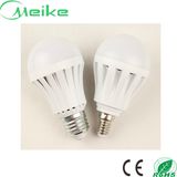 7W E27 White Color Plastic LED Bulb Light