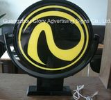 Illuminated Acrylic Sign Advertising Rotating Light Box