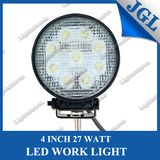 Waterproof 27W LED Work Light, Auto Round LED Driving Light