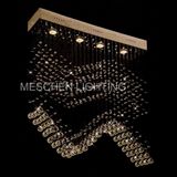 Chic Rain Pendant Wave Design Chandelier