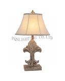 Small Antique White Decoration Resin Table Lamp (P0106TB)