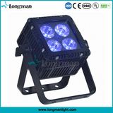 Outdoor RoHS DMX 4PCS15W Ostar RGBW PAR LED Flat Spot Light