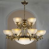 Antique LED Die-Casting Ceramic Chandelier