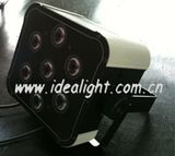 Stage Lighting Flat PAR 7PCS Tri-RGB 3W LED PAR Light