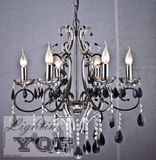 Iron Chandelier (YQF2170D58SL) /Crystal Chandelier