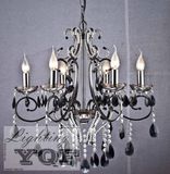 Iron Chandelier (YQF2170D58SL) /Crystal Chandelier