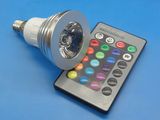 LED Lamp Cup Light RGB Colorful Remote Control 3W E27 Ug5.3 MR16 16RMB