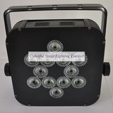 12PCS 10W RGBW 4in1 Wireless Battery Operated Flat LED PAR