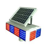 Four Sides Solar Traffic Warning Lights/LED Flashing Warning Light