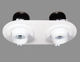 New Design High Power Round LED Ceiling Down Light with Double Head (S-D0030-D)