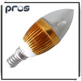 3*1W Chandelier LED Candle Light Bulbs