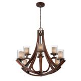 Modern Wooden Chandelier