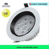 9W High Power AC85-265V Hotel Commercial Building LED Ceiling Light