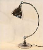 Chrome Plated Iron Table Reading Lamp