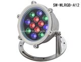 12W Outdoor IP68 RGB LED Underwater Light (SW-WLRGB-A12)