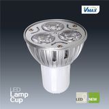 220V Aluminum LED Light Spotlight 3*1W