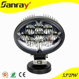 Oval 27W LED Lamp Auto LED Work Light for Trucks