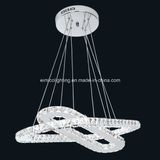 Modern Crystal LED Circle Ring Chandelier Light (Em1466)