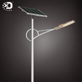 30W LED Solar Street Light With6 M 3.25mm Thickness Pole