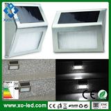 6000 to 7000k White Light IP44 Solar Power LED Step Lights Outdoor