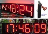 LED Display (Semi-outdoor 6 digits 14 inches LED clock display)