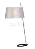 Modern White Plastic Shade Table Lamp (TB-5335-WH)