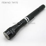 3 LED Pick-up Aluminium Antenna Flashlight with Clip